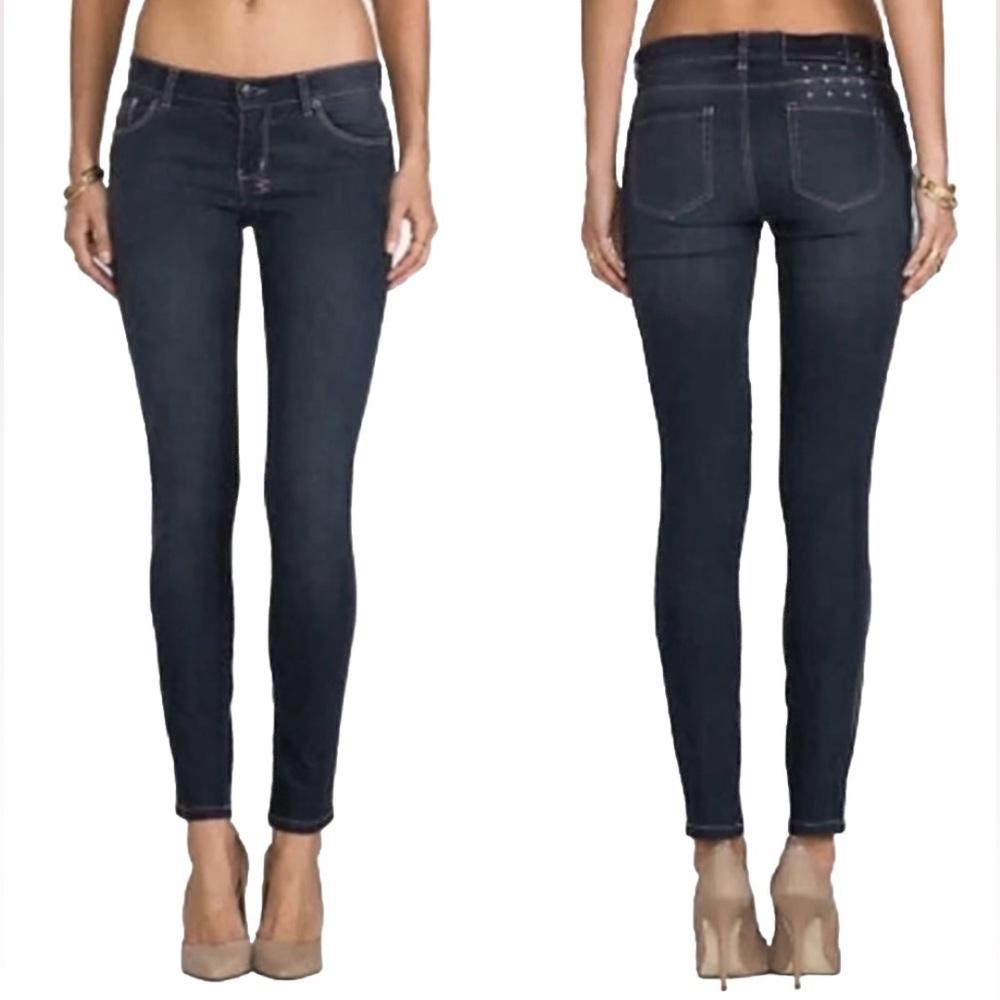 Ksubi Skinny Pins I’m Shady Skinny Low Rise Women’s Blue Jeans Size 27